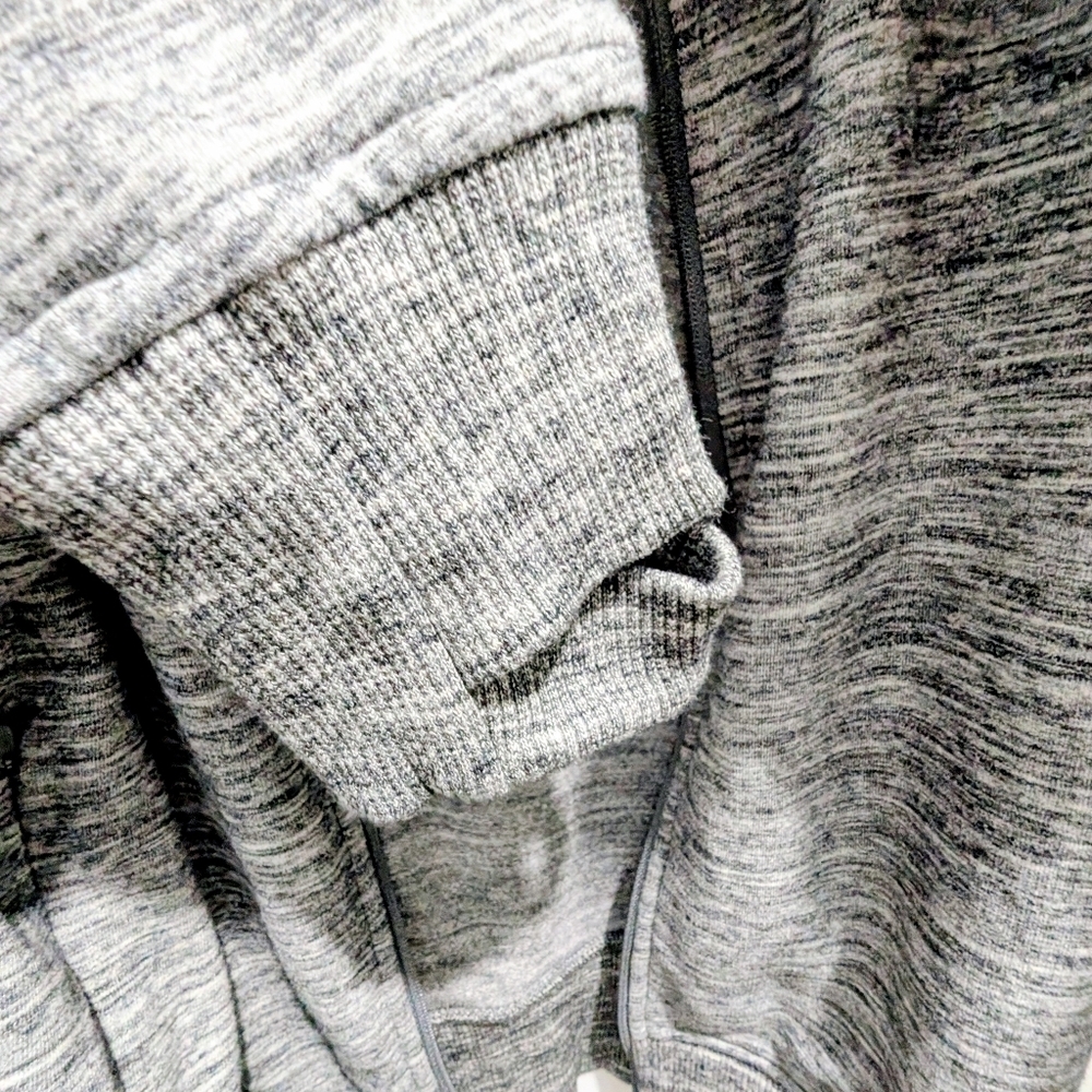 L.L. Bean Womens Gray Zip-Up Jacket Large Outdoor Cozy - Picture 10 of 11